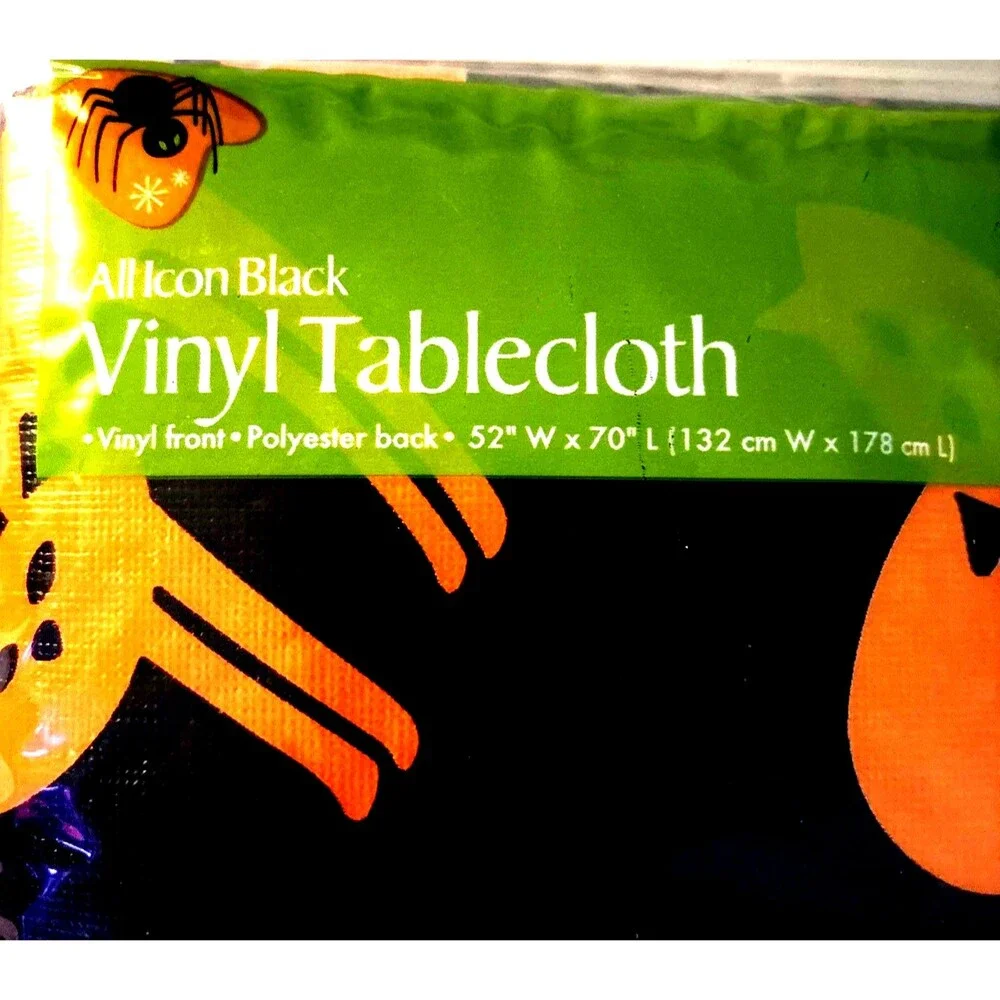 Halloween Trick or Treat Vinyl Tablecloth 52
